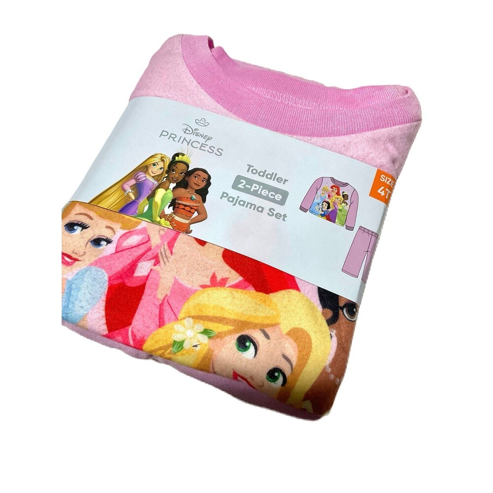 Disney Princess Toddler- 2 Piece Pajama Set (Size 4 T)